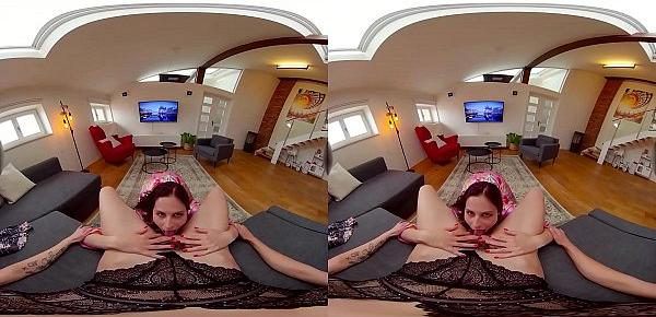  Czech VR 353 - Two Sluts Licking it Away Before Taking Your Cock